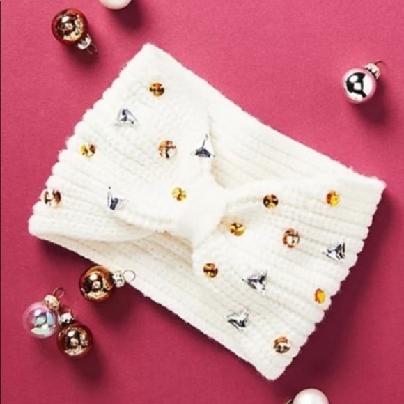 Anthropologie  Lele Sadoughi Misha Embellished Headband
